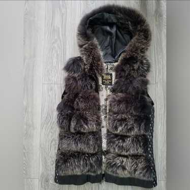 Genuine fox fur vest - image 1