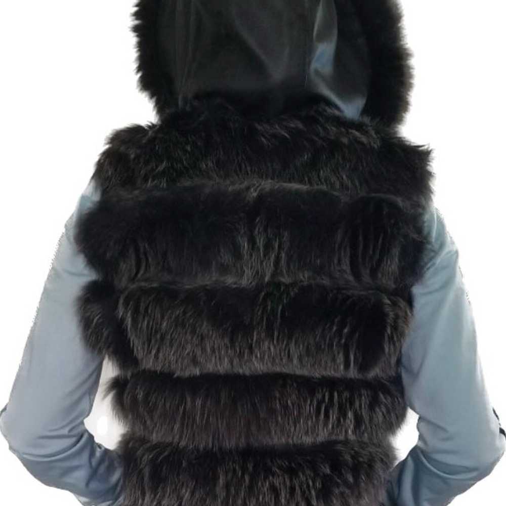 Genuine fox fur vest - image 4
