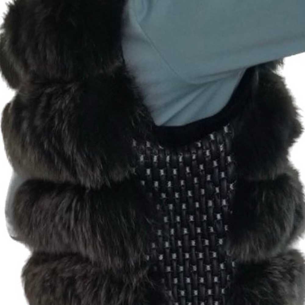 Genuine fox fur vest - image 5