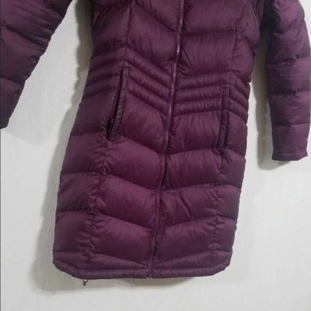 Columbia Womens Medium Purple Parka Coat Goose Do… - image 3