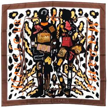 HERMES Monsieur et Madame スカーフ エルメス スカーフ コットン Monsieur et Madame ムッシュー