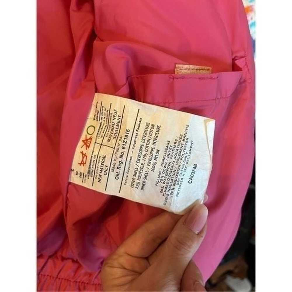 Ditrani Pink ski short down puffer jacket vintage… - image 9