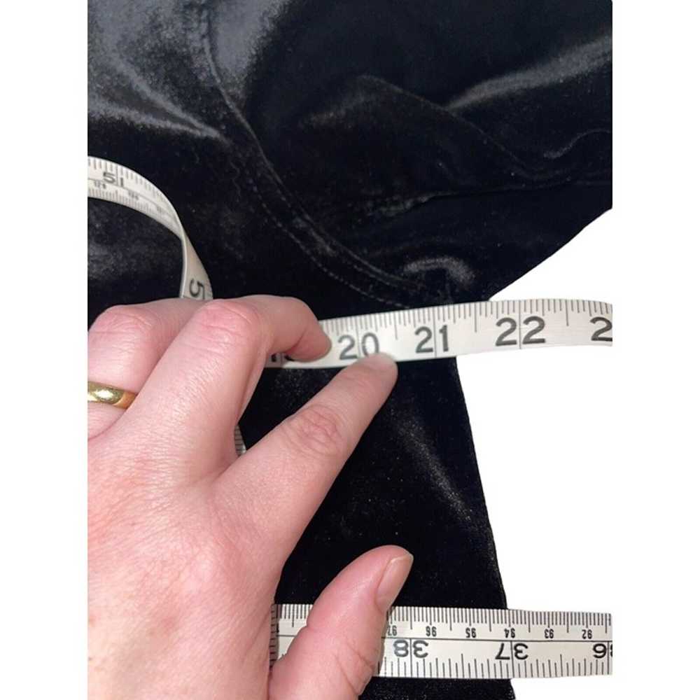Sandro Valentin Black Velvet Bomber Jacket Size 2… - image 10