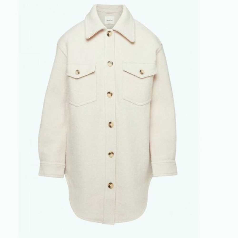 Aritzia cream wool casual jacket - image 4