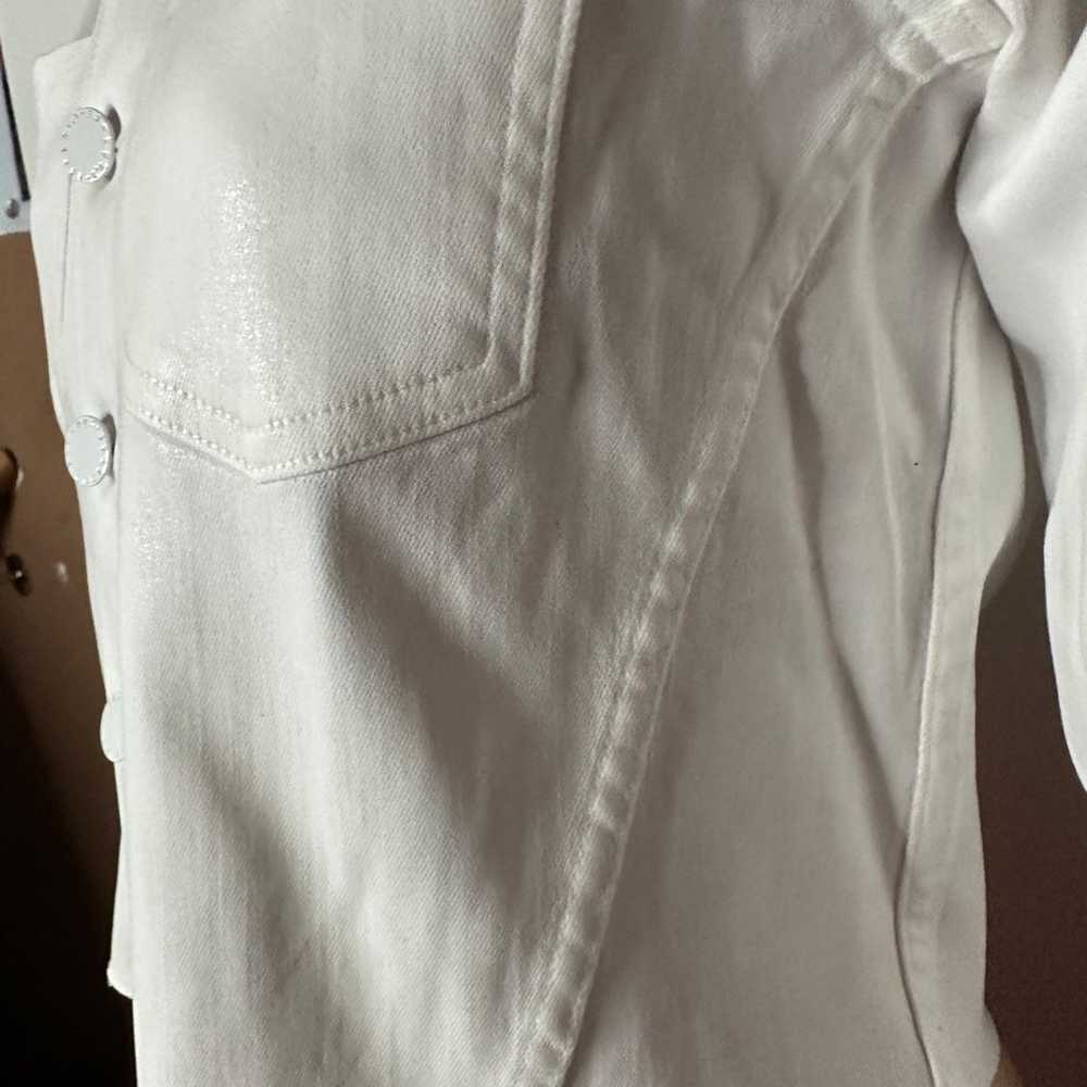 NWOT L’AGENCE Janelle White Cropped Denim  Jacket. - image 8