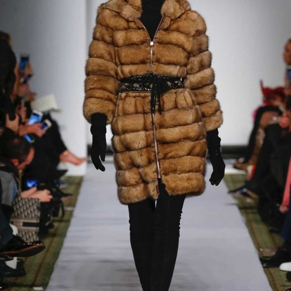 Jacket Fur coat sweater cardigan top fashion desi… - image 12