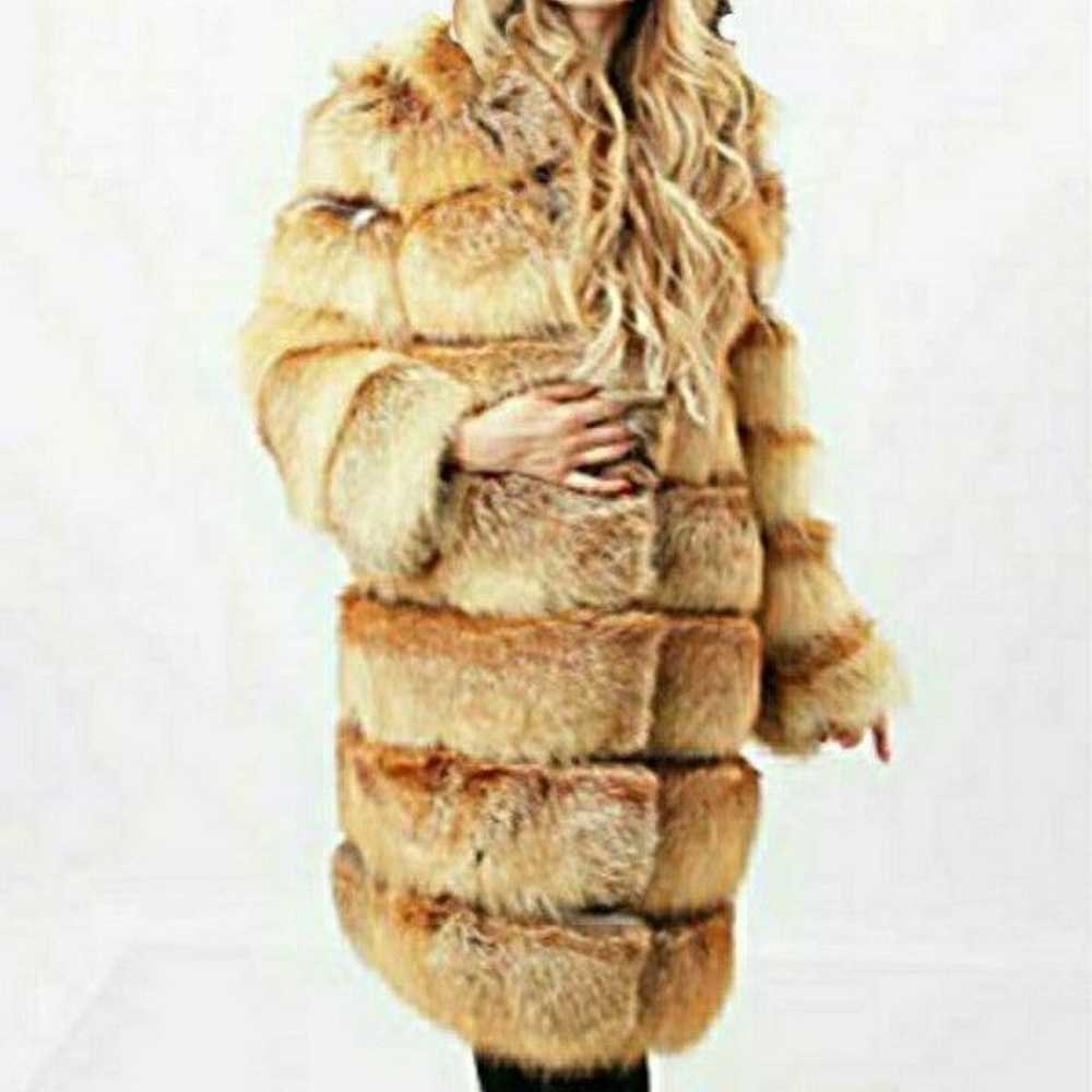 Jacket Fur coat sweater cardigan top fashion desi… - image 2