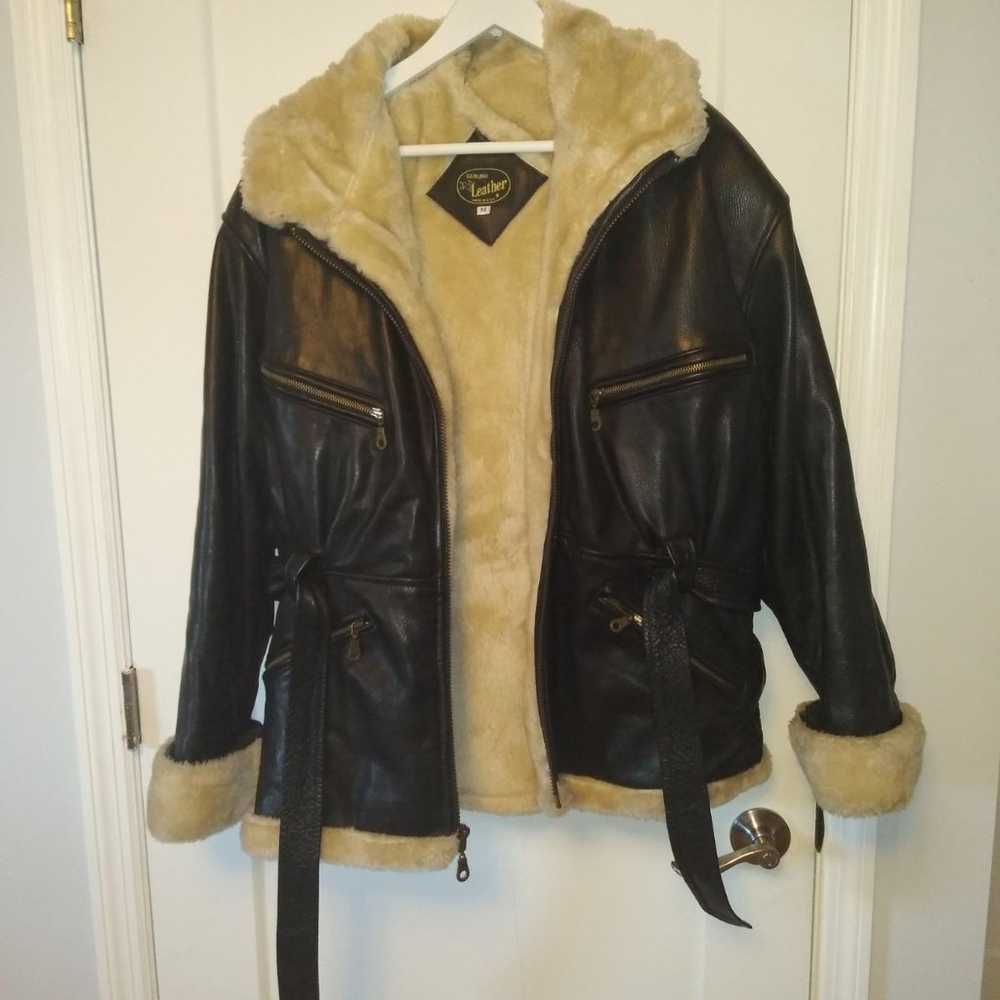 leather jacket - image 1