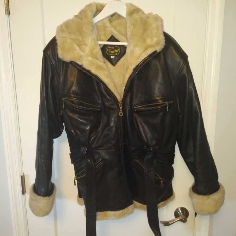 leather jacket - image 2