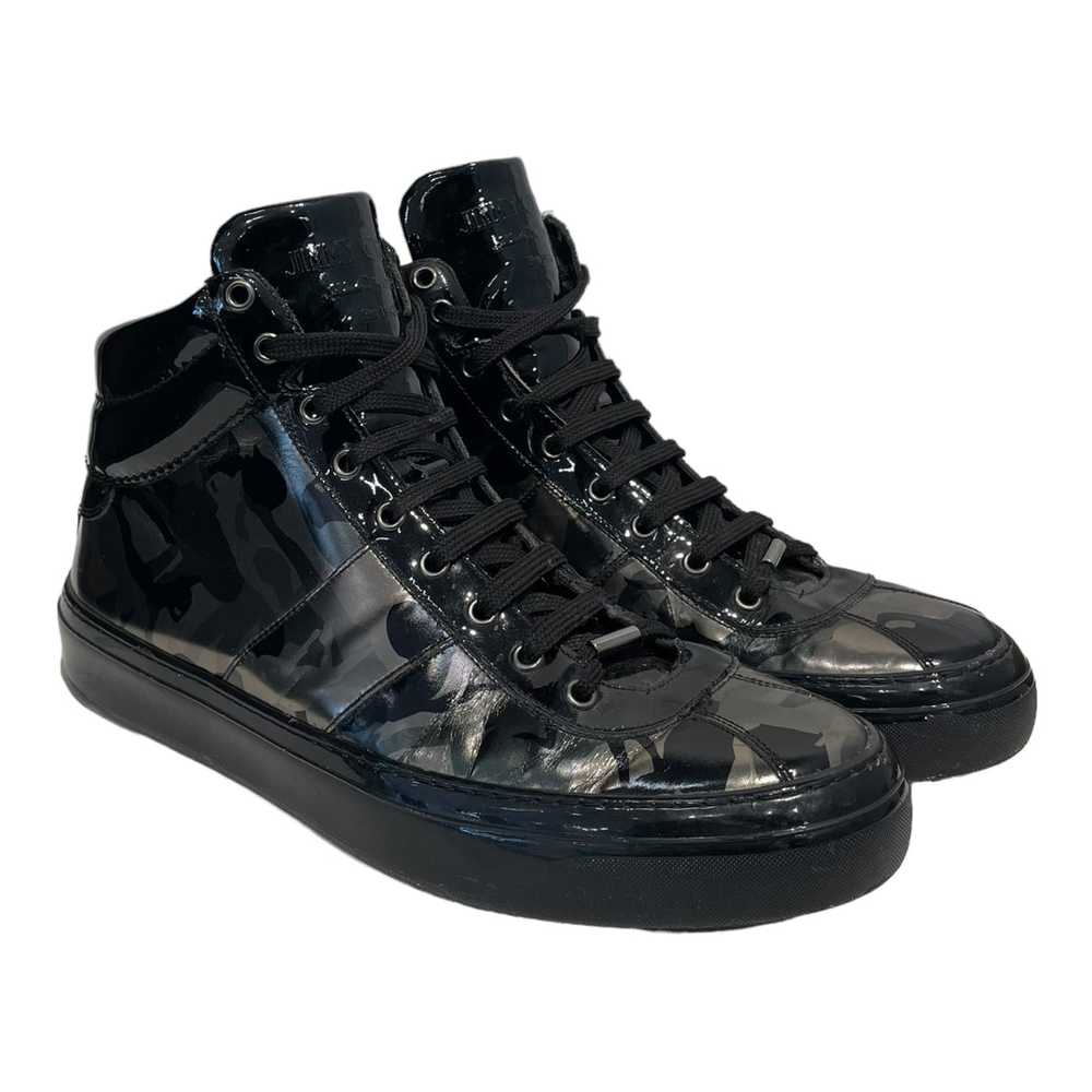 JIMMY CHOO/Hi-Sneakers/EU 46/Camouflage/Leather/B… - image 1