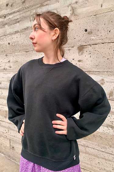 Vintage Russell Black Sweatshirt Selected by Noma… - image 1