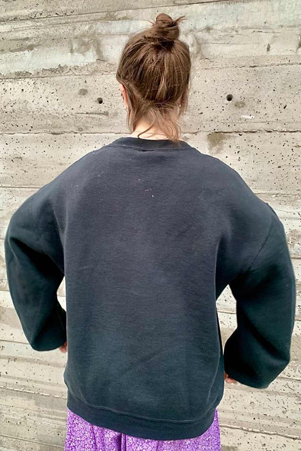 Vintage Russell Black Sweatshirt Selected by Noma… - image 3