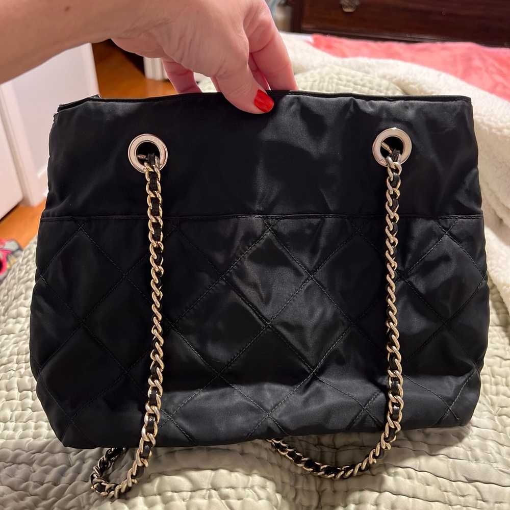 PRADA❤️BLACK QUILTED CHAIN BAG!⭐️AUTH/INC! - image 3
