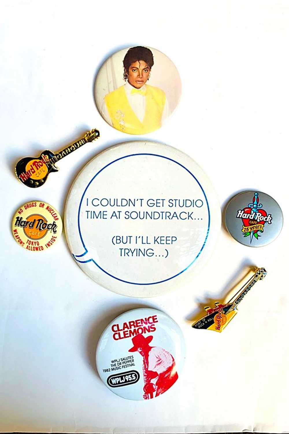 Vintage Rock & Roll Themed Pin Collection Selecte… - image 1