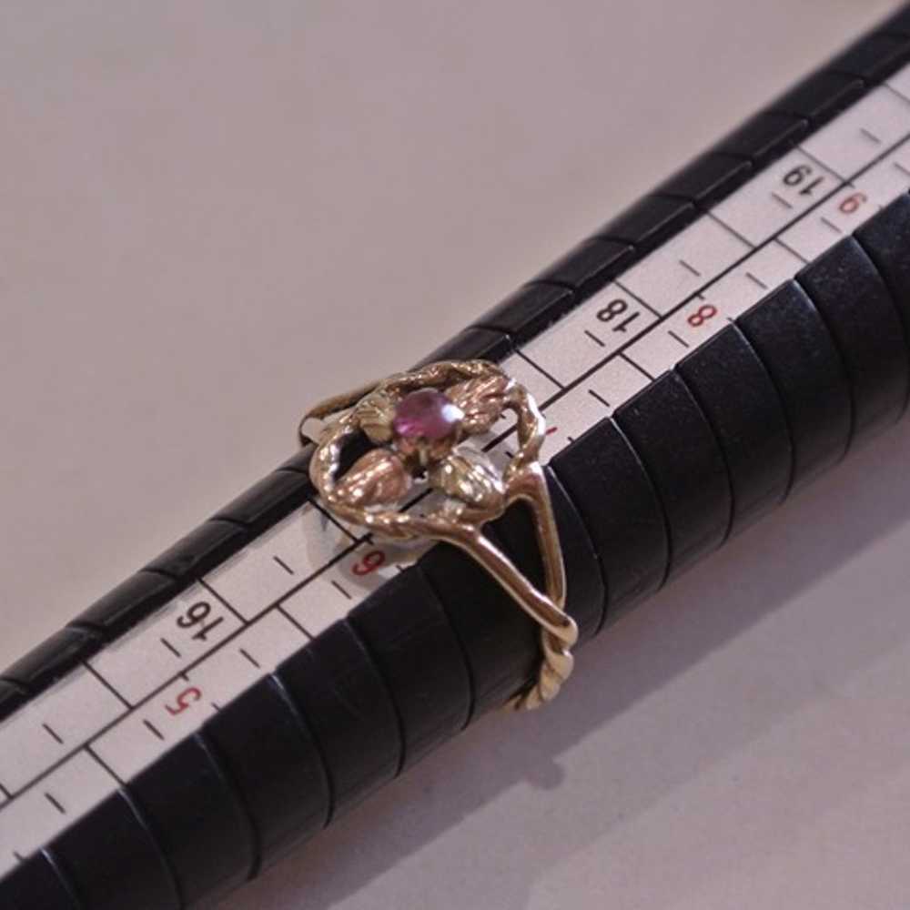 Dainty blackhills gold ring. Size 6.5, resizable. - image 1