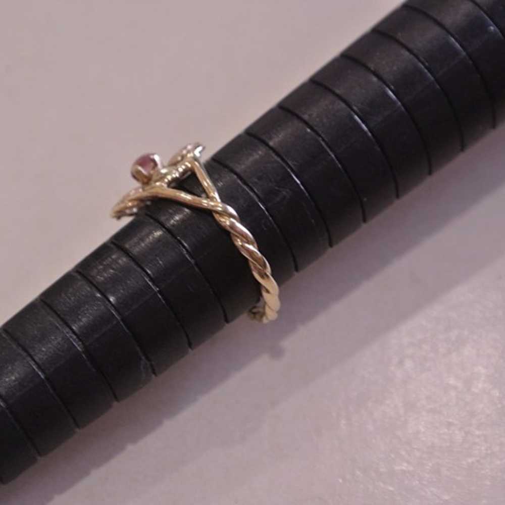 Dainty blackhills gold ring. Size 6.5, resizable. - image 2