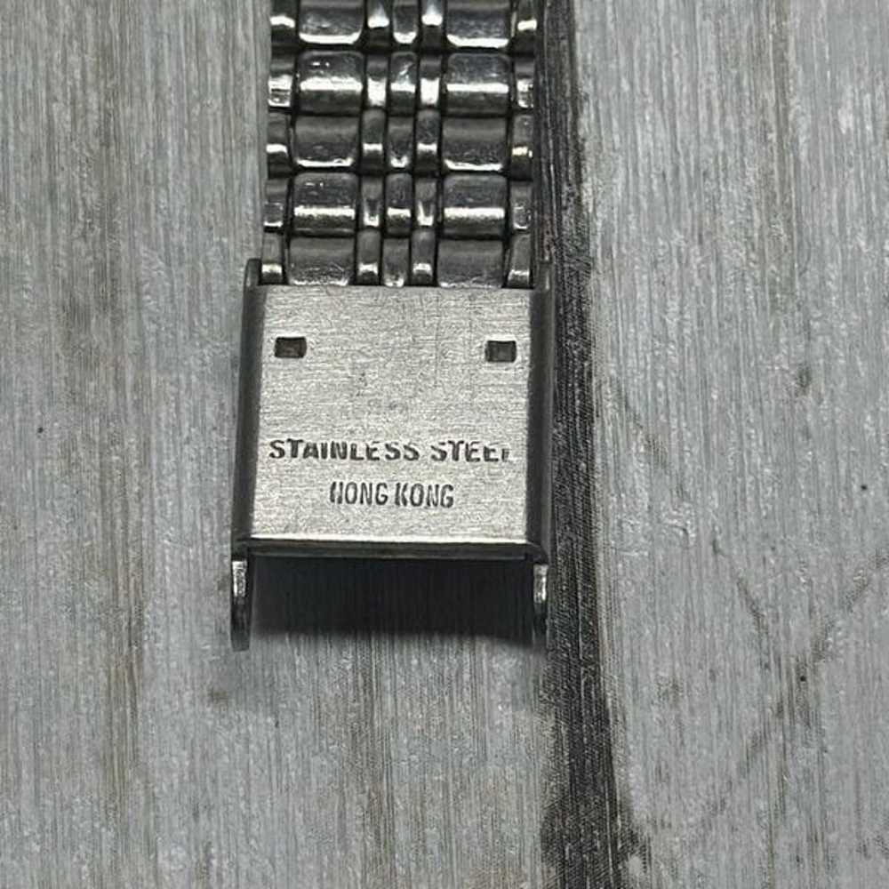 Vintage Timex Watch Womens Stainless Steel Silver… - image 10