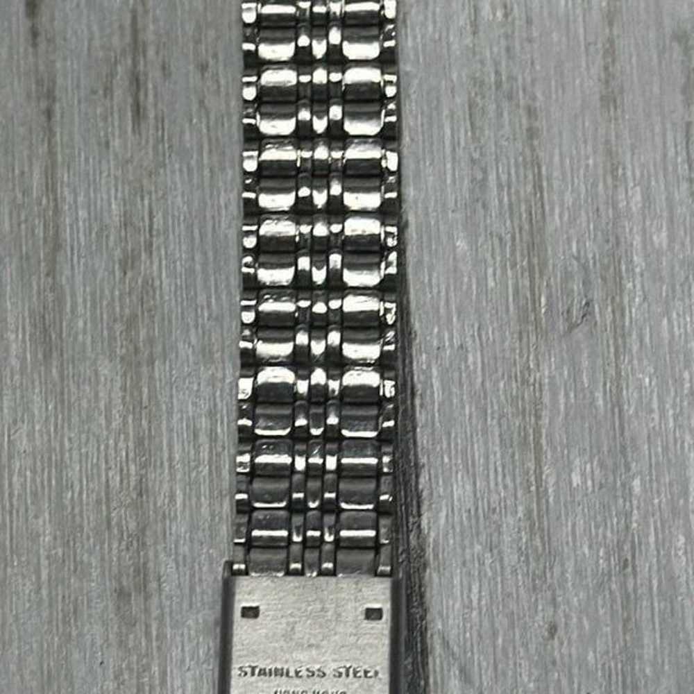 Vintage Timex Watch Womens Stainless Steel Silver… - image 11