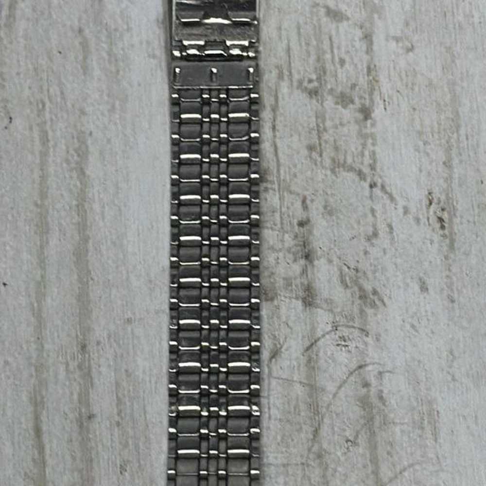 Vintage Timex Watch Womens Stainless Steel Silver… - image 12