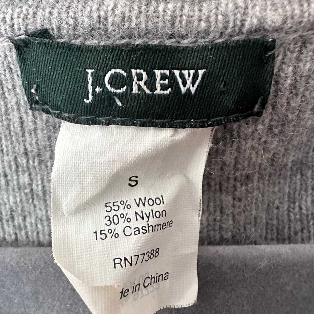 i crew • dress green tag vintage wool cashmere bl… - image 2