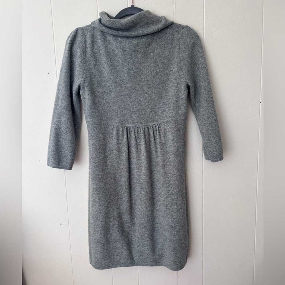 i crew • dress green tag vintage wool cashmere bl… - image 3