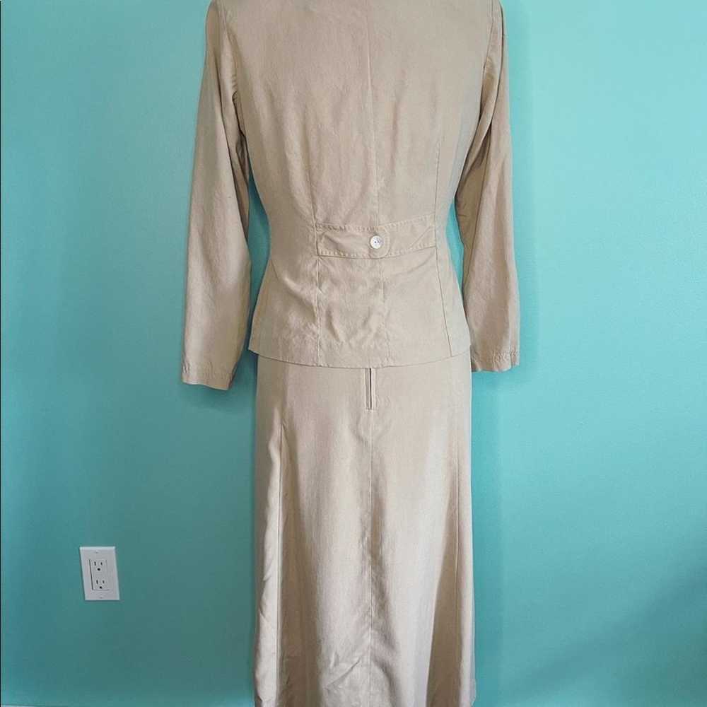 Vintage khaki dress suit in 6 - image 5