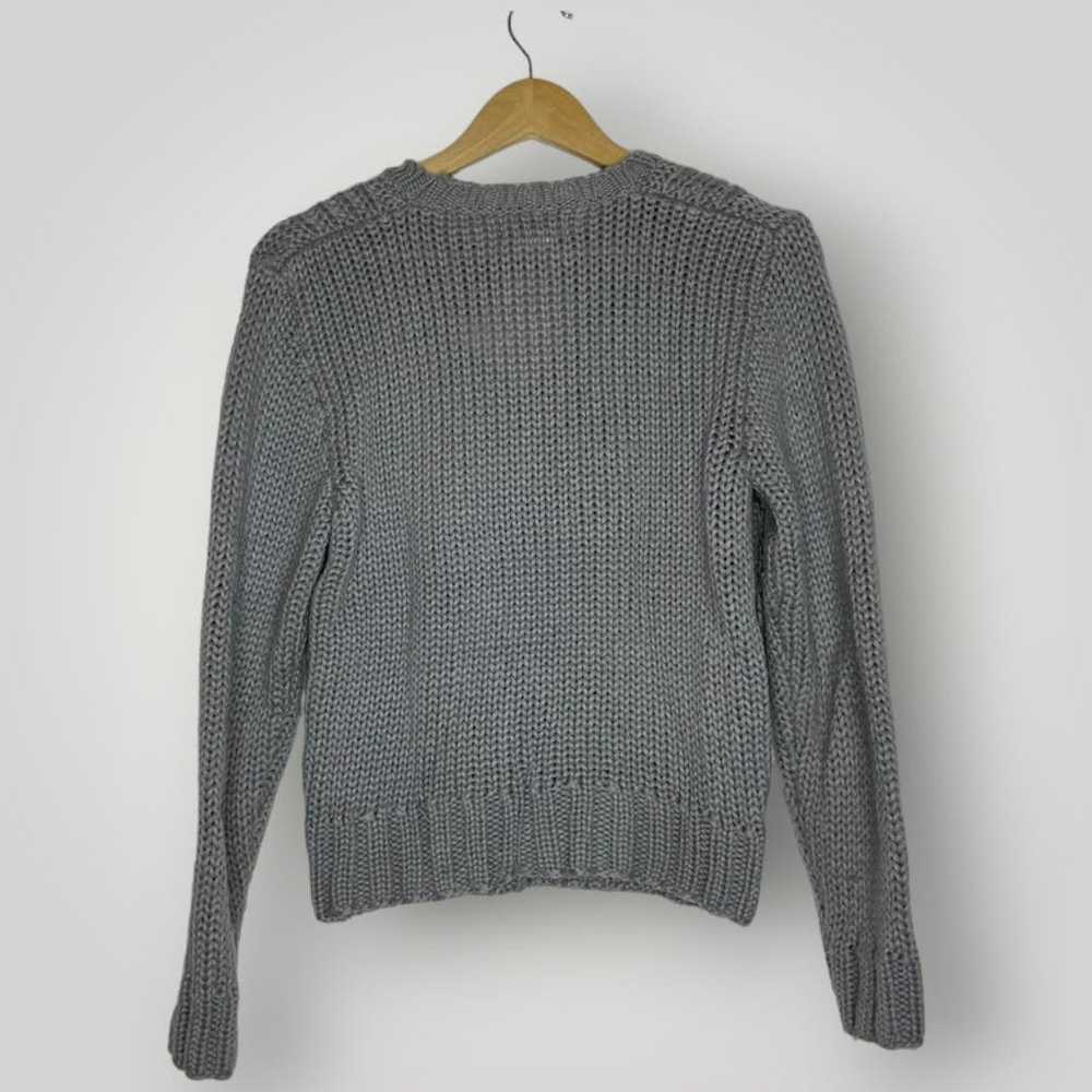 Vintage 1970s Cableknit Sweater Crewneck Pullover… - image 2