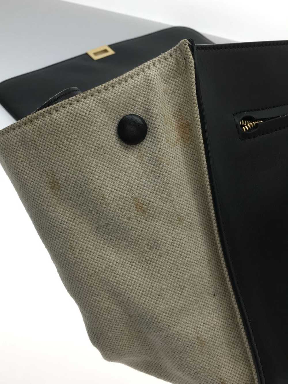 [Japan Used Bag] Used Celine Trapeze/Leather Canv… - image 7