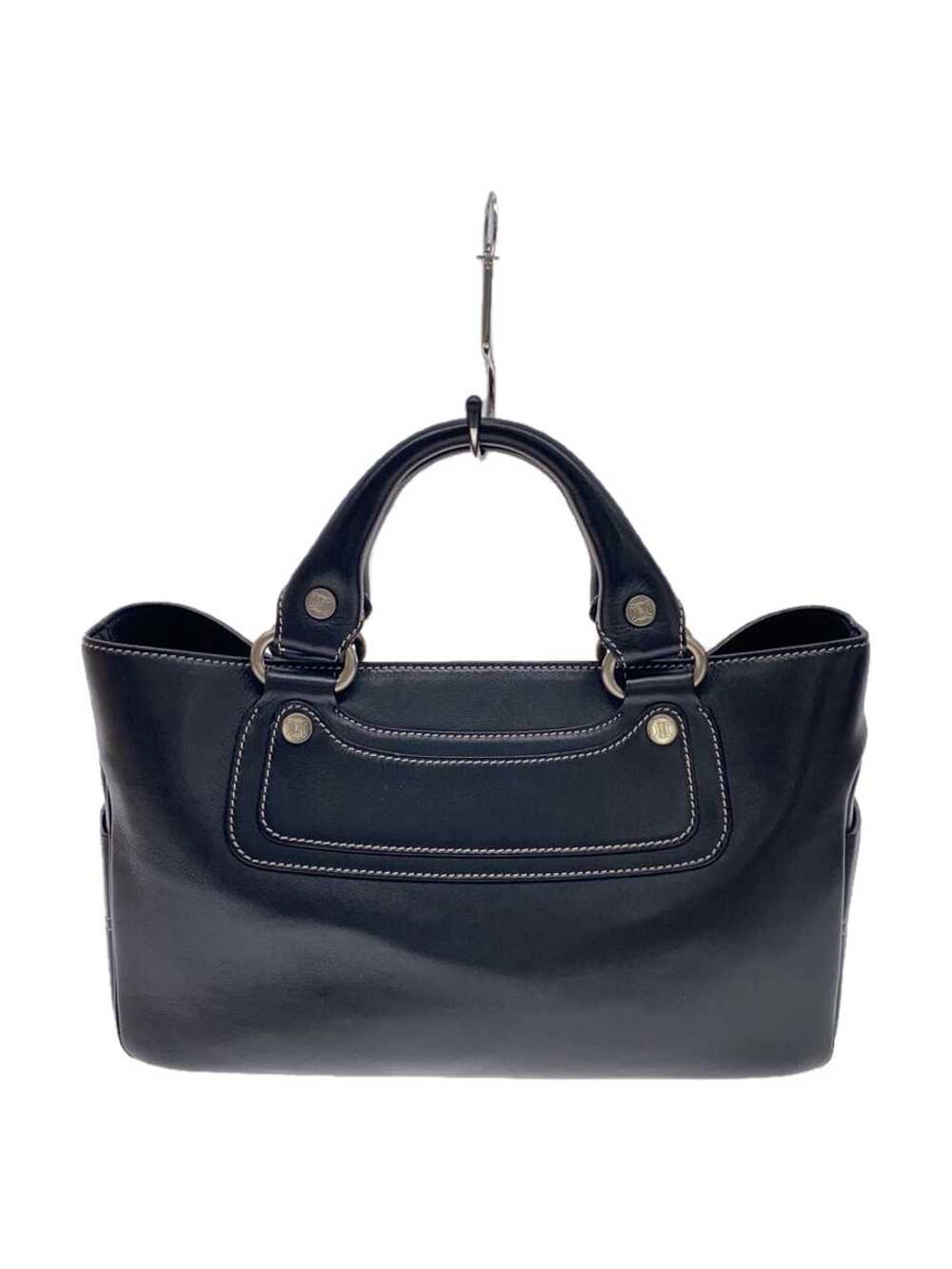 [Japan Used Bag] Used Celine Handbag/Leather/Blk … - image 1