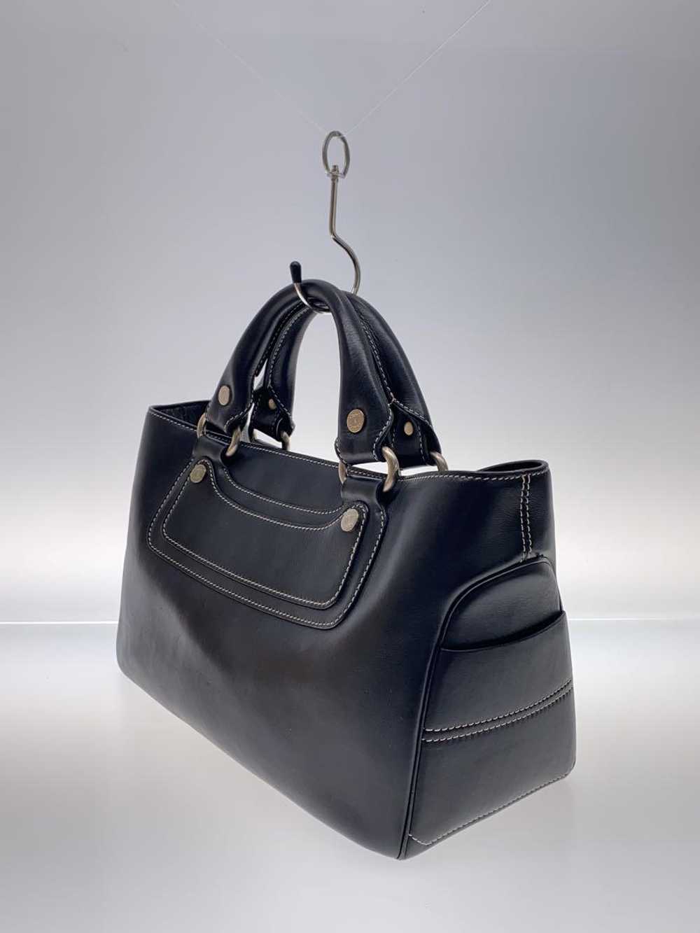 [Japan Used Bag] Used Celine Handbag/Leather/Blk … - image 2