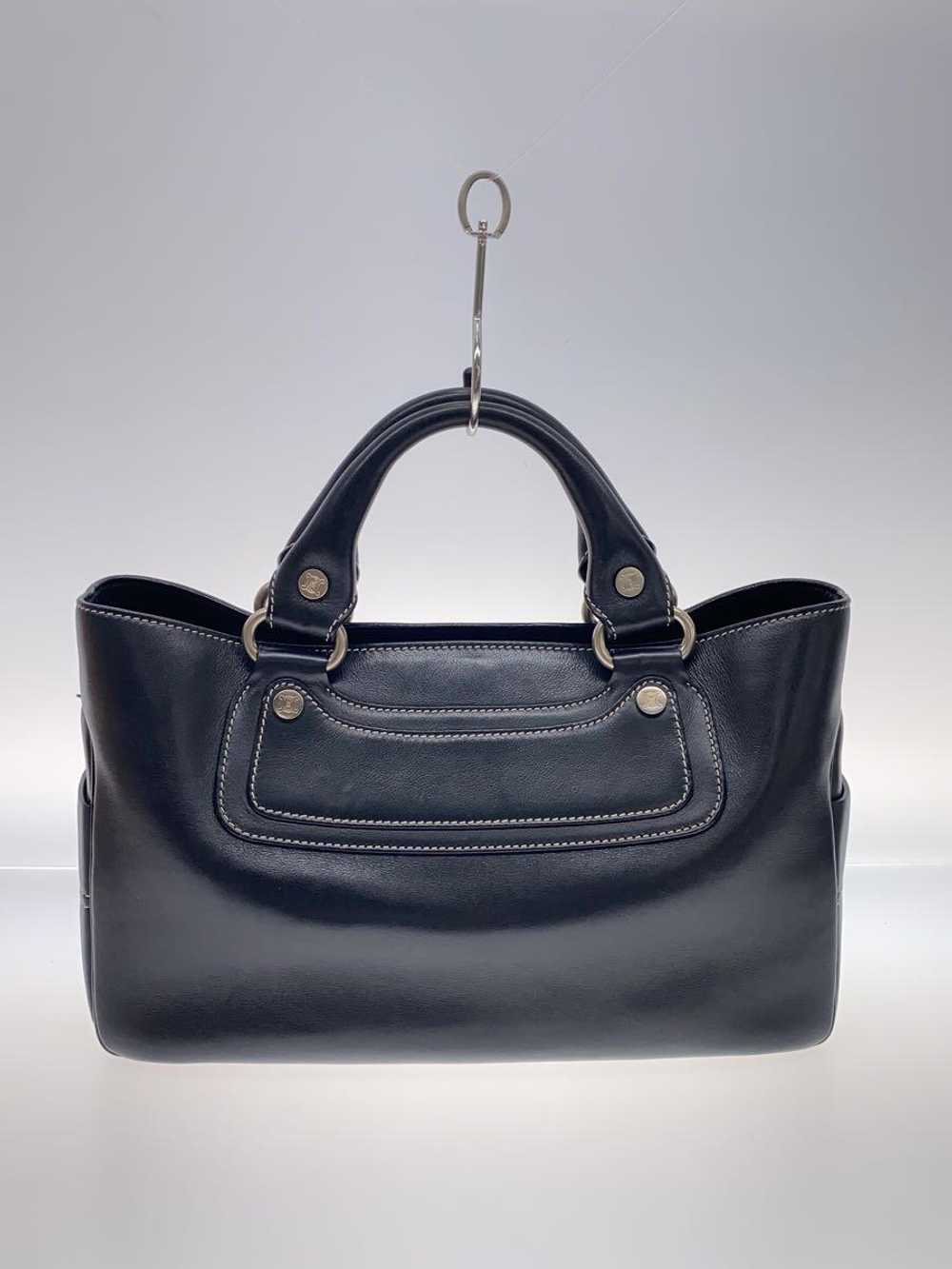 [Japan Used Bag] Used Celine Handbag/Leather/Blk … - image 3