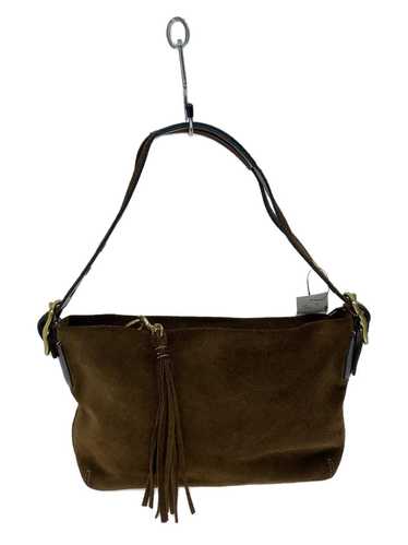 [Japan Used Bag] Used Coach Handbag/Suede/Brw/Plai