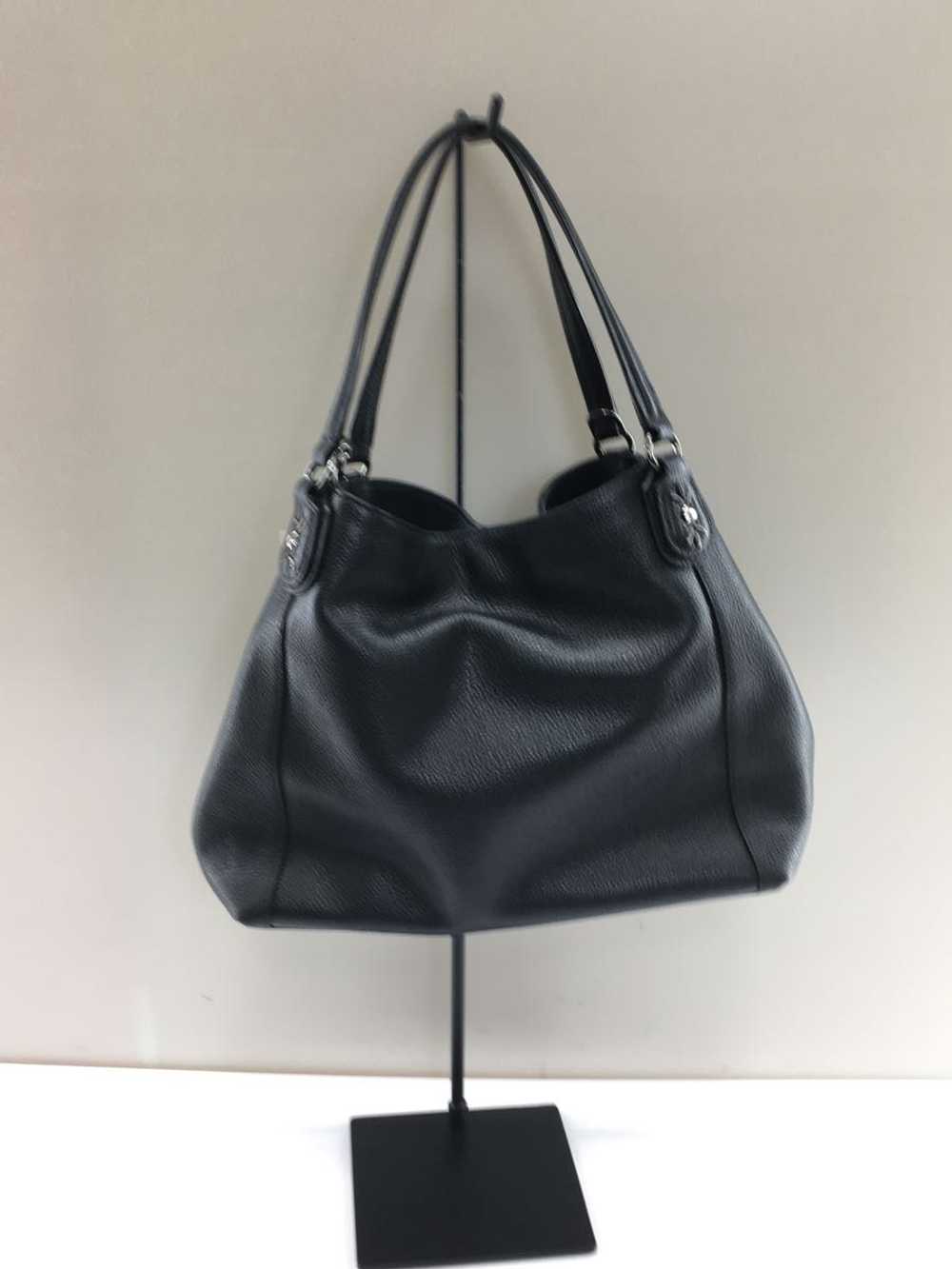 [Japan Used Bag] Used Coach Bag/Leather/Blk/57241… - image 3