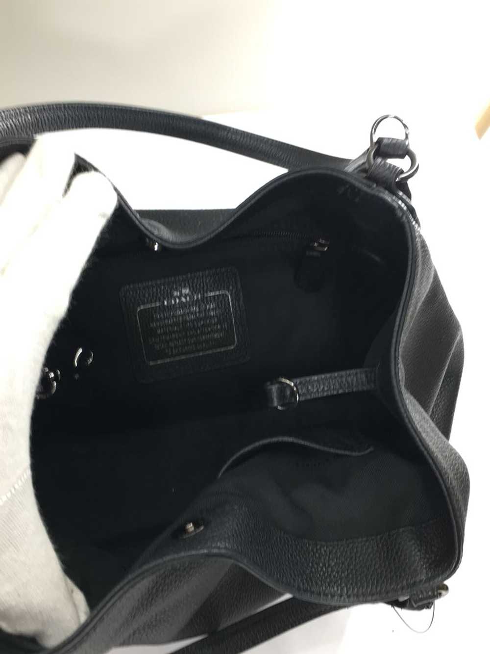 [Japan Used Bag] Used Coach Bag/Leather/Blk/57241… - image 6