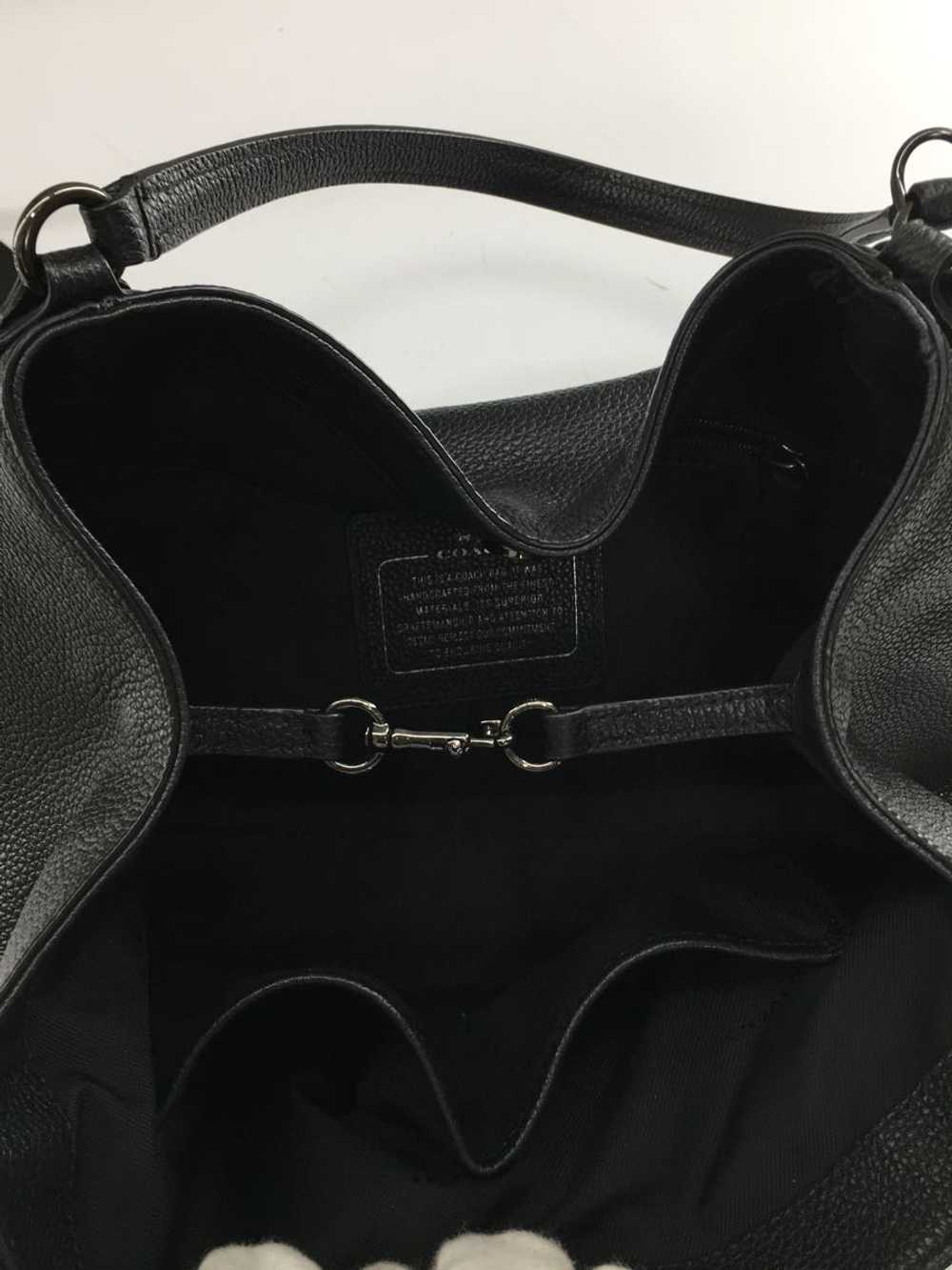 [Japan Used Bag] Used Coach Bag/Leather/Blk/57241… - image 8