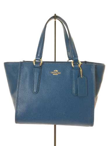[Japan Used Bag] Used Coach Handbag/--/Blu/Plain/3