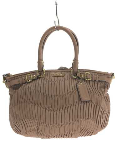 [Japan Used Bag] Used Coach Bag/Leather/Cml/Plain… - image 1