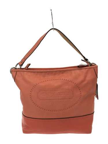 [Japan Used Bag] Used Coach Bag/Leather/Pnk/Pink … - image 1