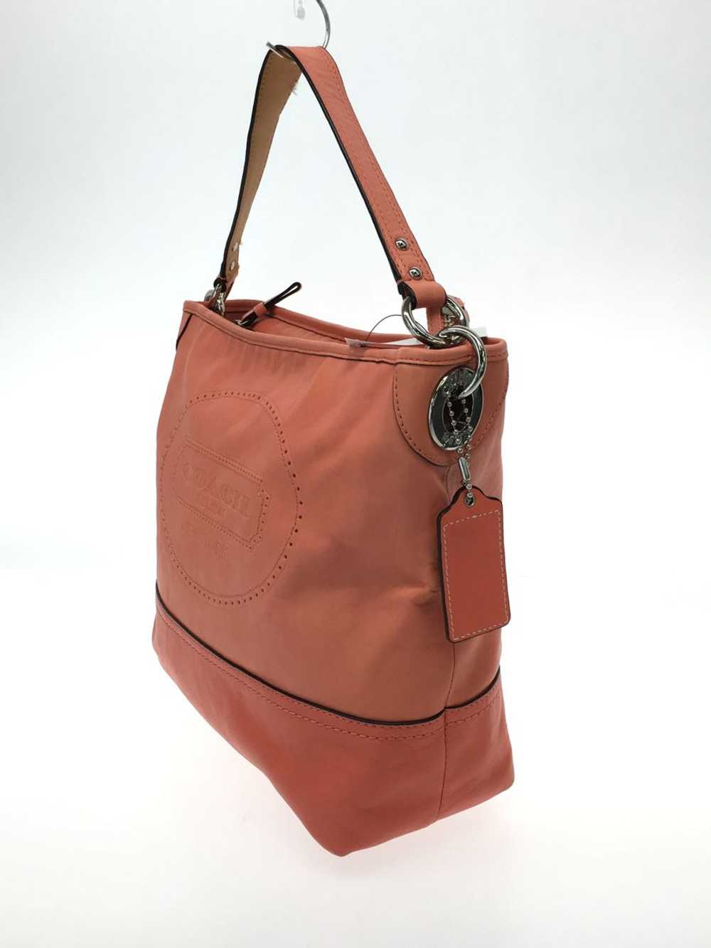 [Japan Used Bag] Used Coach Bag/Leather/Pnk/Pink … - image 2