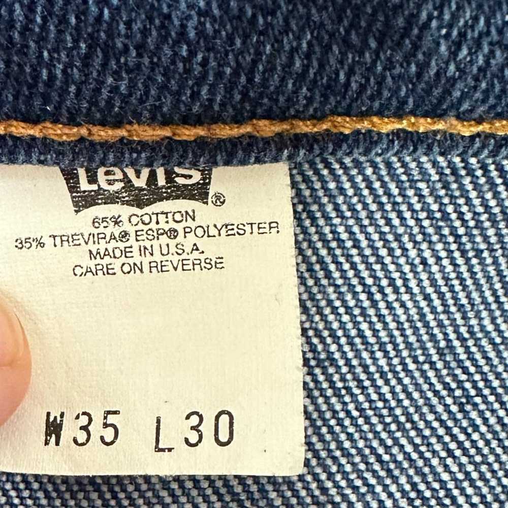 levi's • true vintage orange tab 517 blue jeans p… - image 7