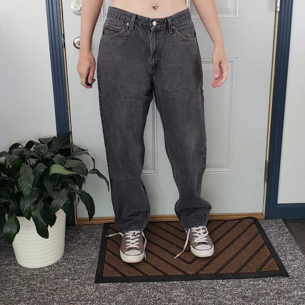 90s Brittania Gray Relaxed Fit Jeans - image 1