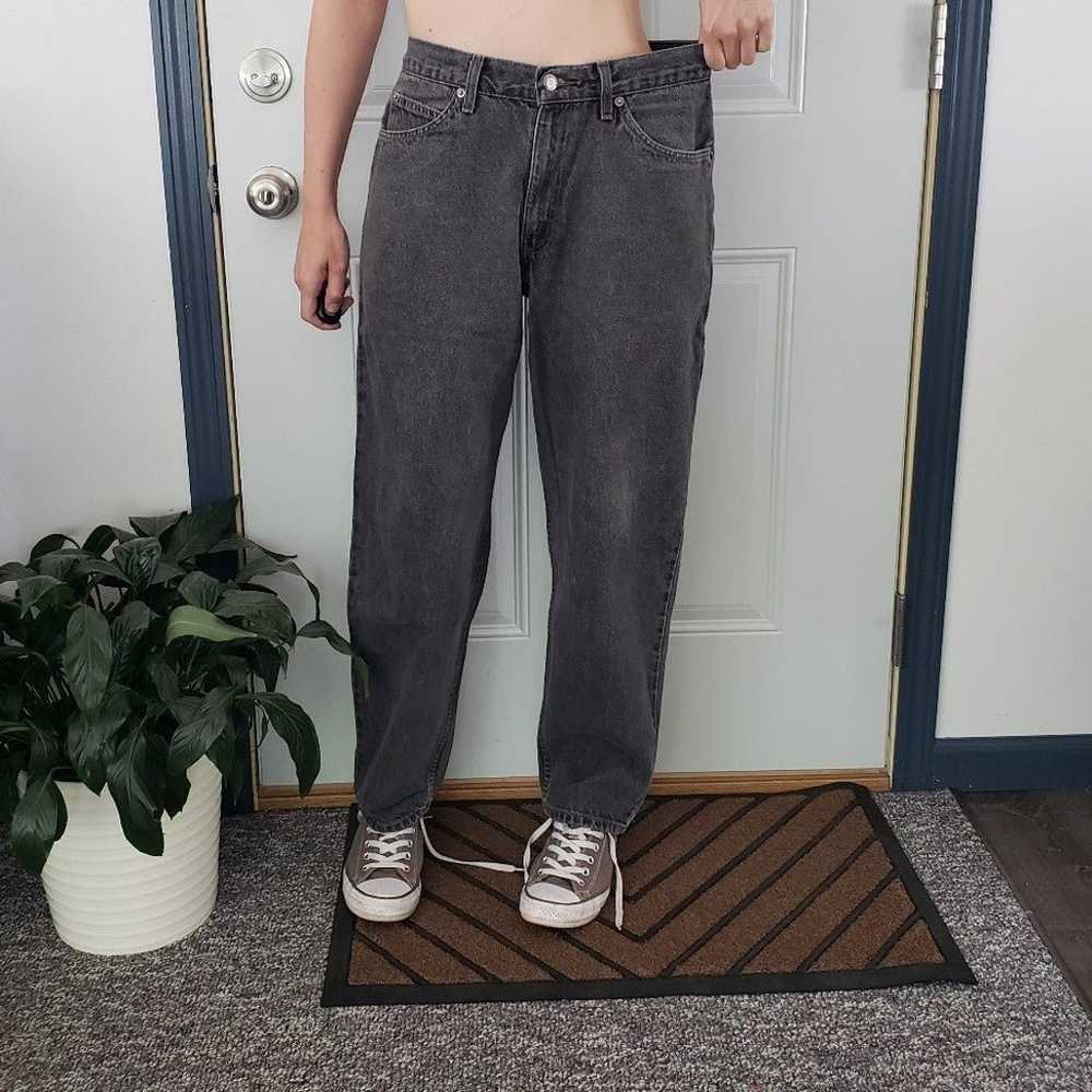 90s Brittania Gray Relaxed Fit Jeans - image 4