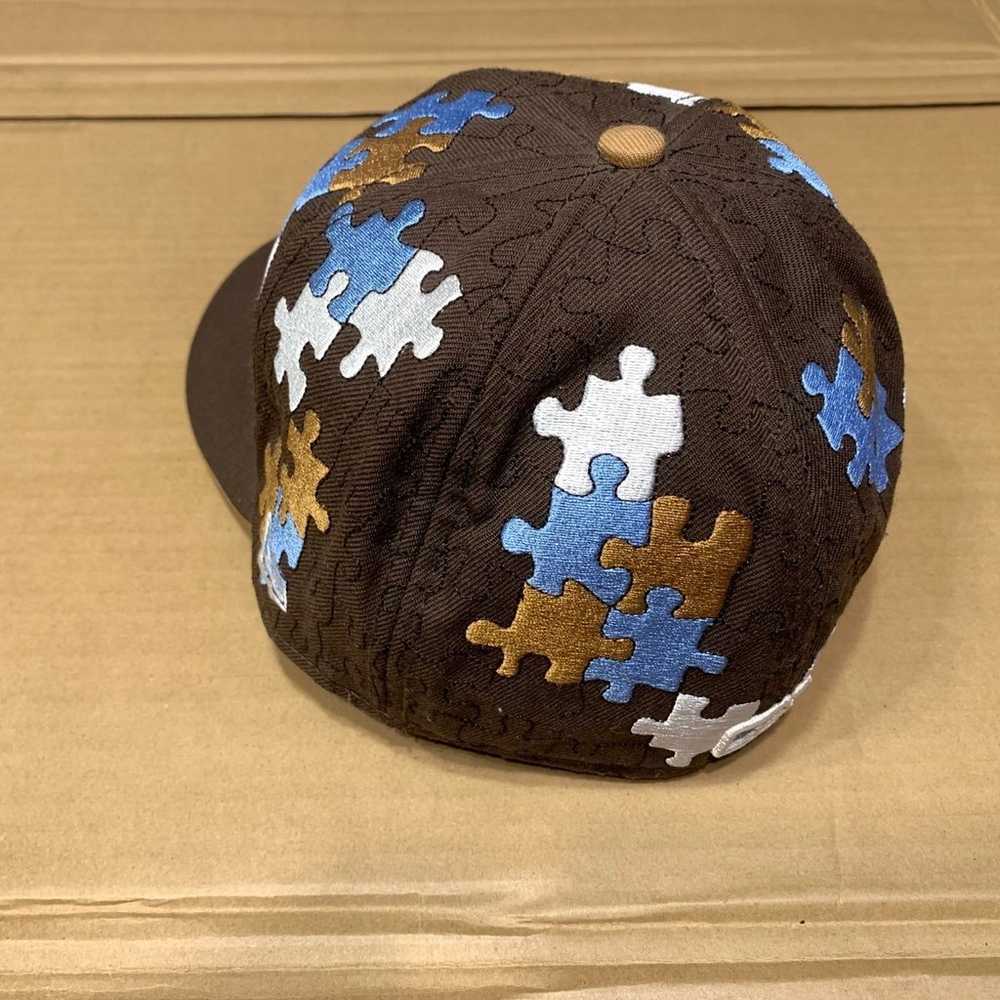 New Era 59fifty Fitted Puzzle Hat Sz 7 - Like New - image 3