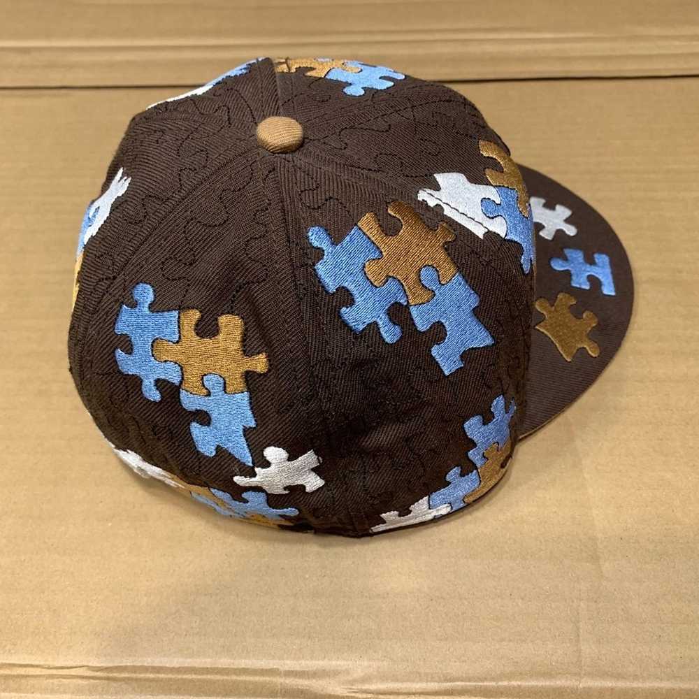 New Era 59fifty Fitted Puzzle Hat Sz 7 - Like New - image 4
