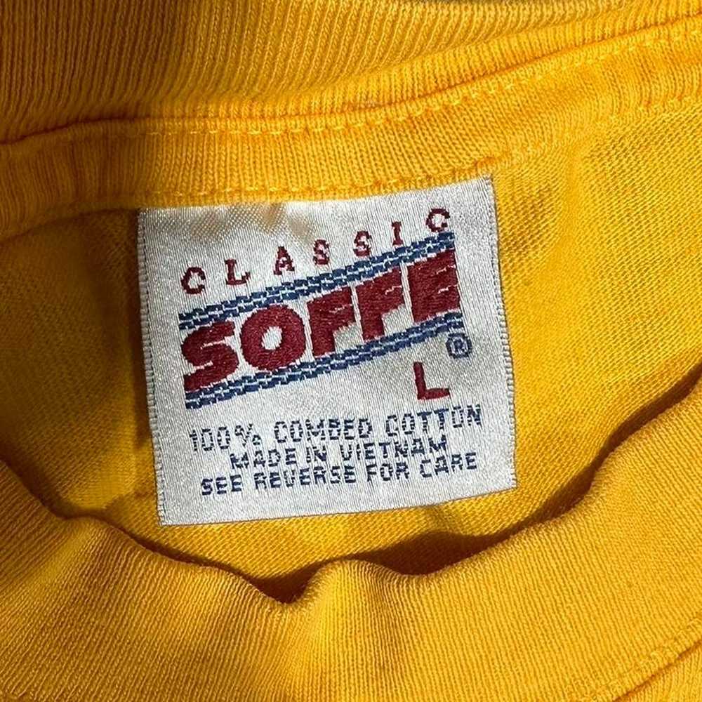 Vintage 90s LSU Tiger College Tee Shirt Single St… - image 3