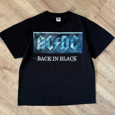Vintage 1996 AC/DC 'Back in Black' Band T-Shirt, … - image 1