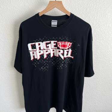 Vintage Cage Apparel Fighting T-shirt Adult Size … - image 1