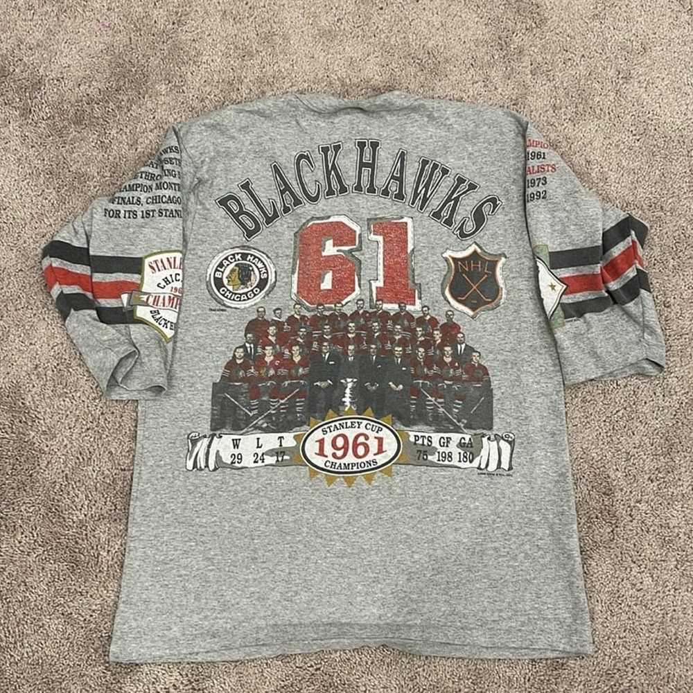 Vintage 1992 Chicago Blackhawks The Million Dolla… - image 4