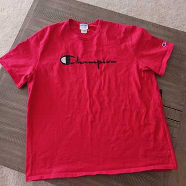 Vintage Red Classic Champion Tee Shirt Size 2xl - image 1