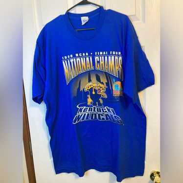 Vintage Kentucky Wildcats T-Shirt 1996 NCAA Nation